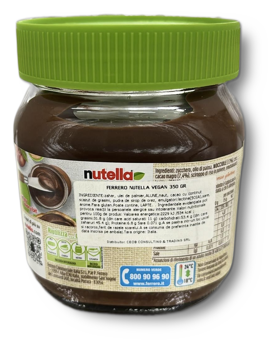 RIGONI BIO CREMA DE CIOCOLATA FARA LAPTE 250G