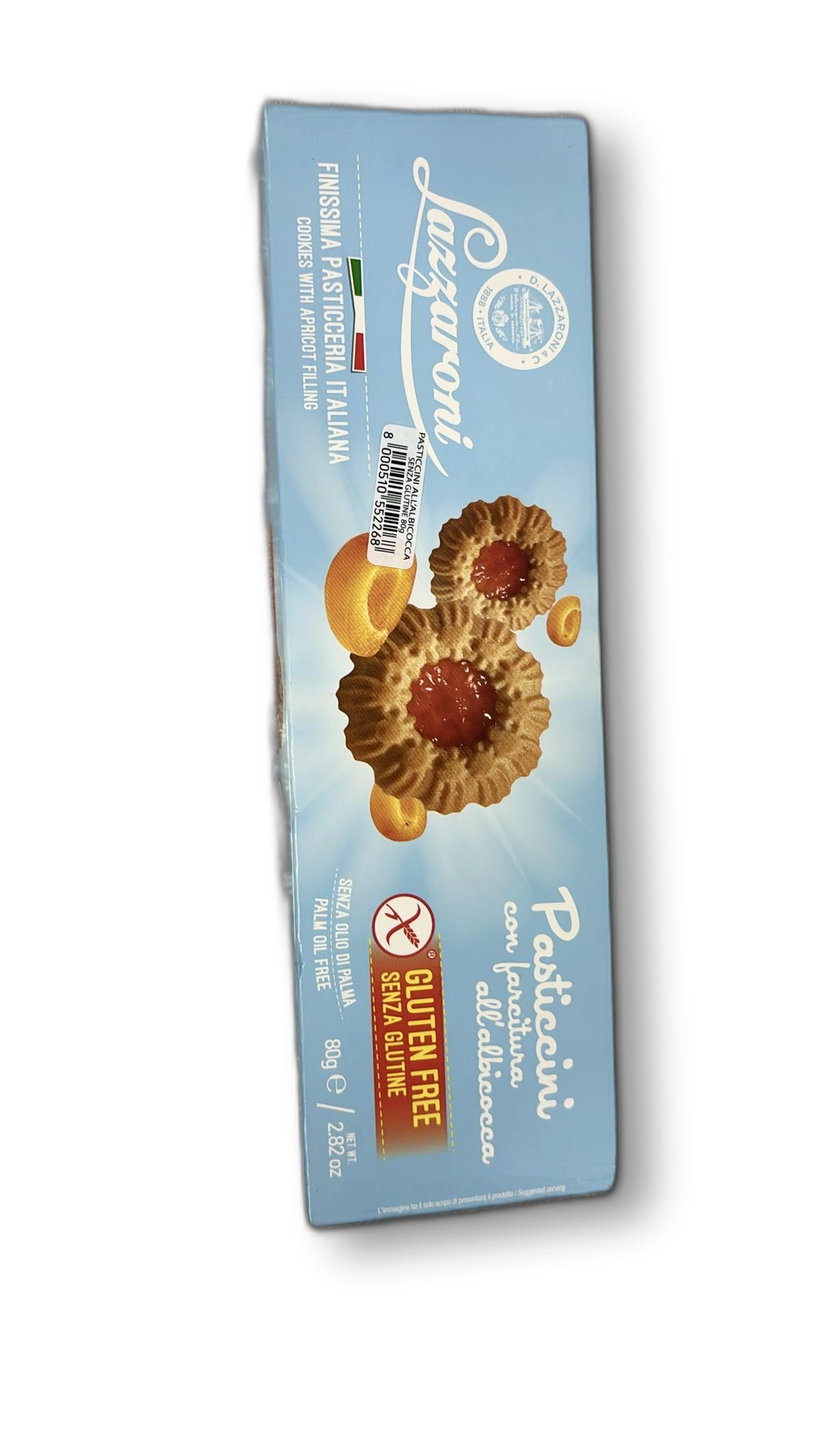 LAZZARONI PASTICCINI CU CAISA FARA GLUTEN 80G