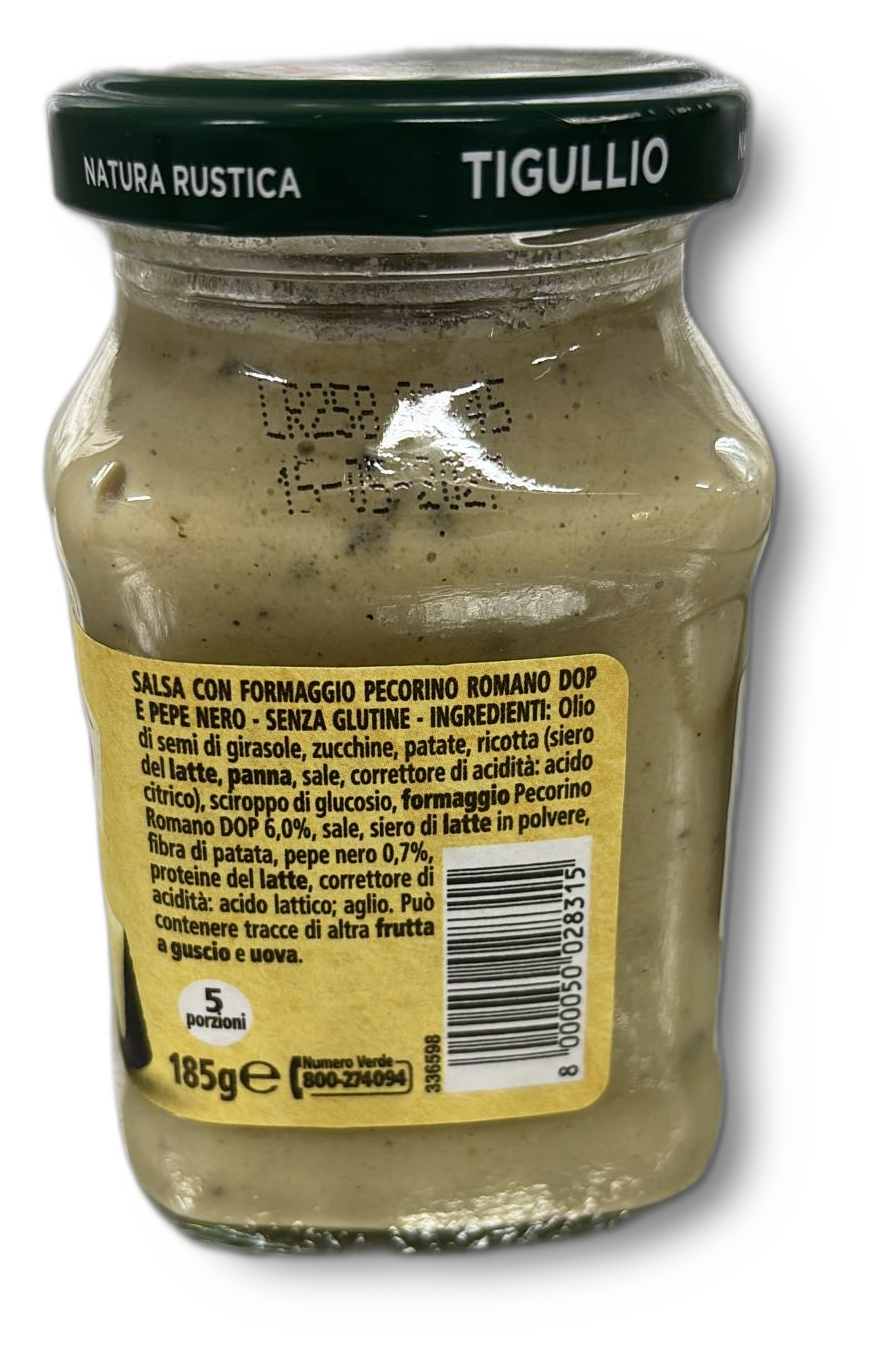TIGULLIO SOS PASTE CACIO SI PIPER 190G