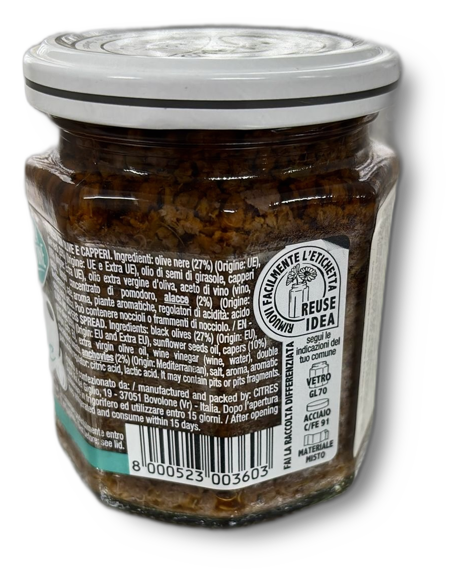 CITRES SOS BRUSCHETTE TAPENADE MASLINE CAPERE 200G