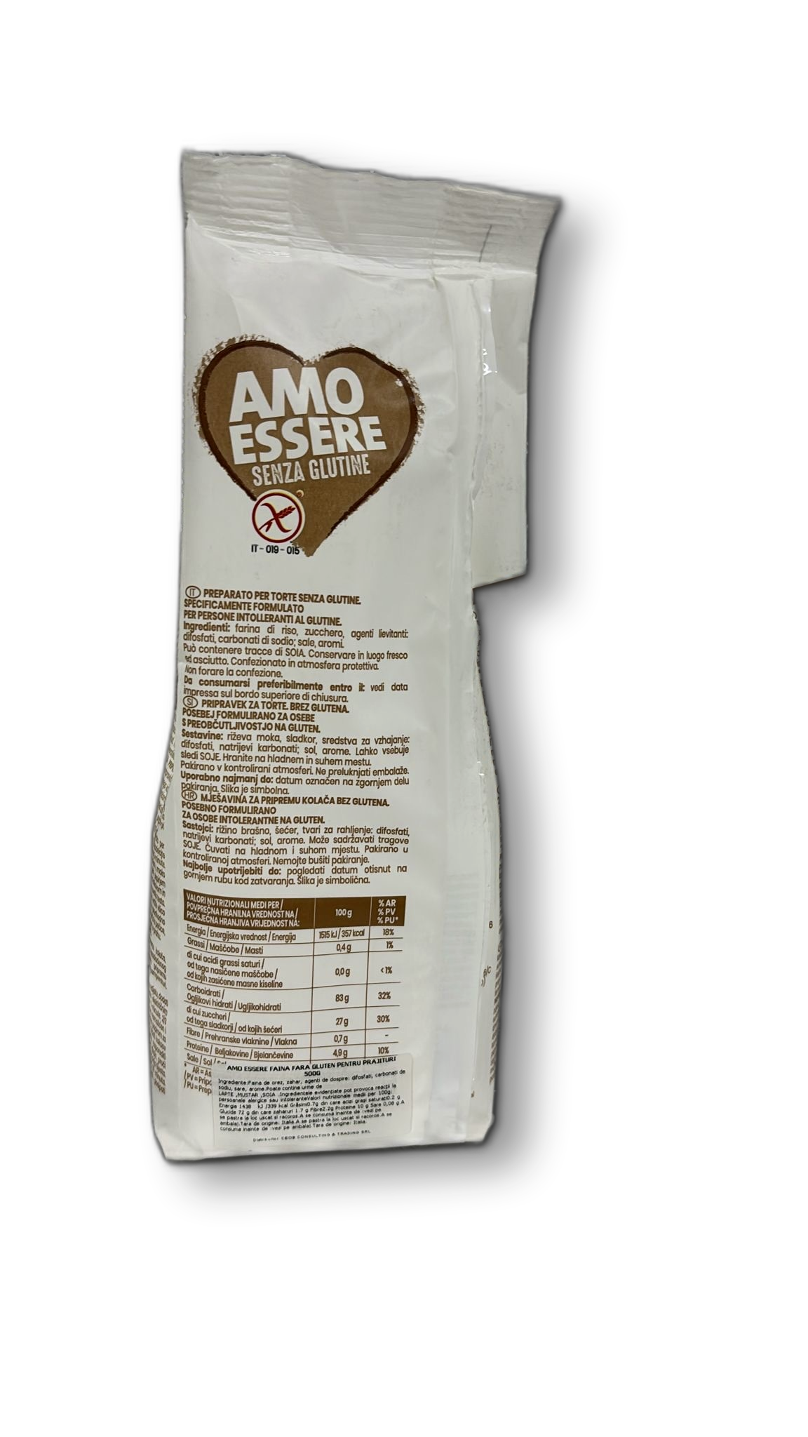 AMO ESSERE FAINA FARA GLUTEN PENTRU PRAJITURI 500G