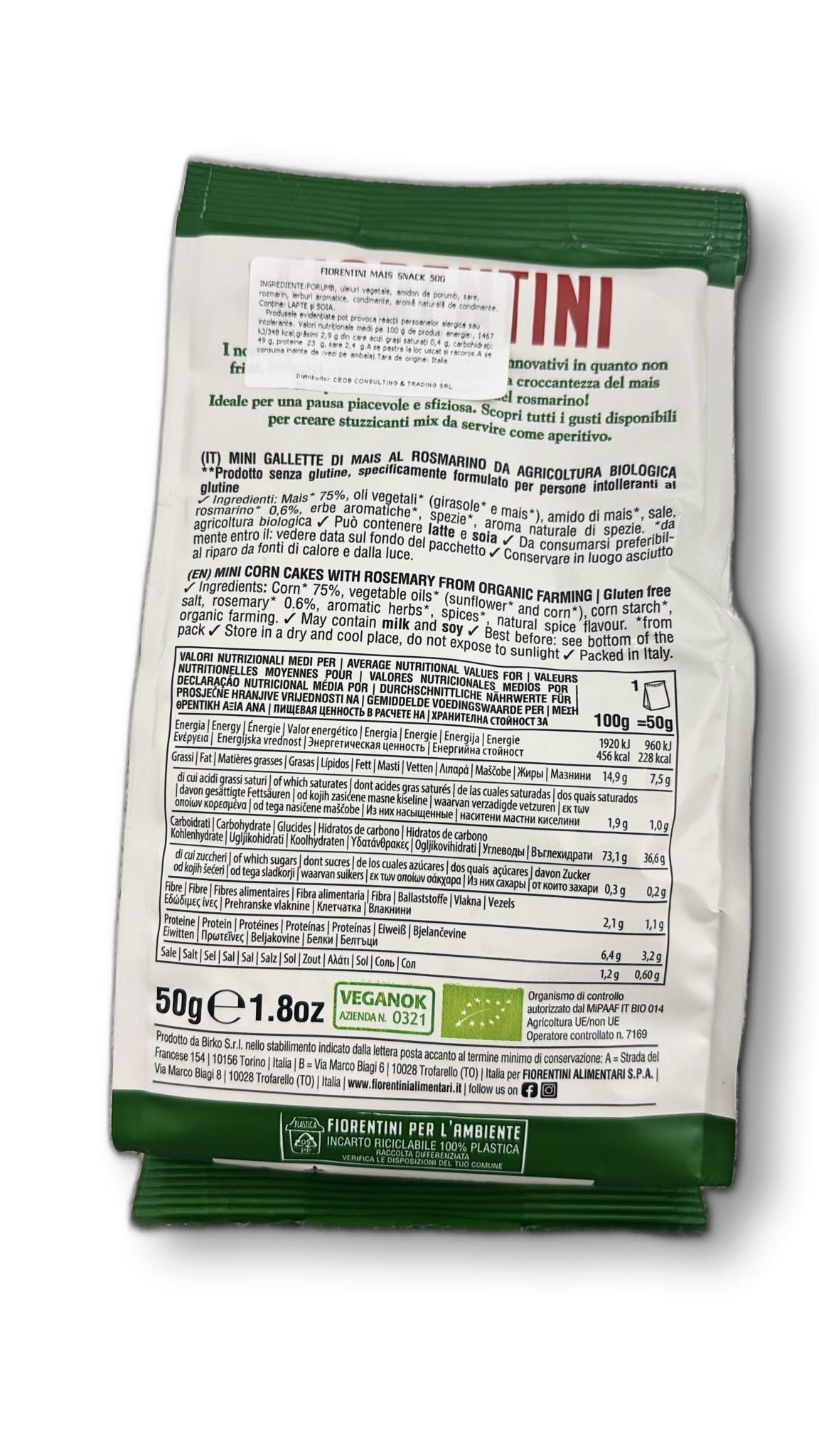 FIORENTINI MAIS SNACK 50G