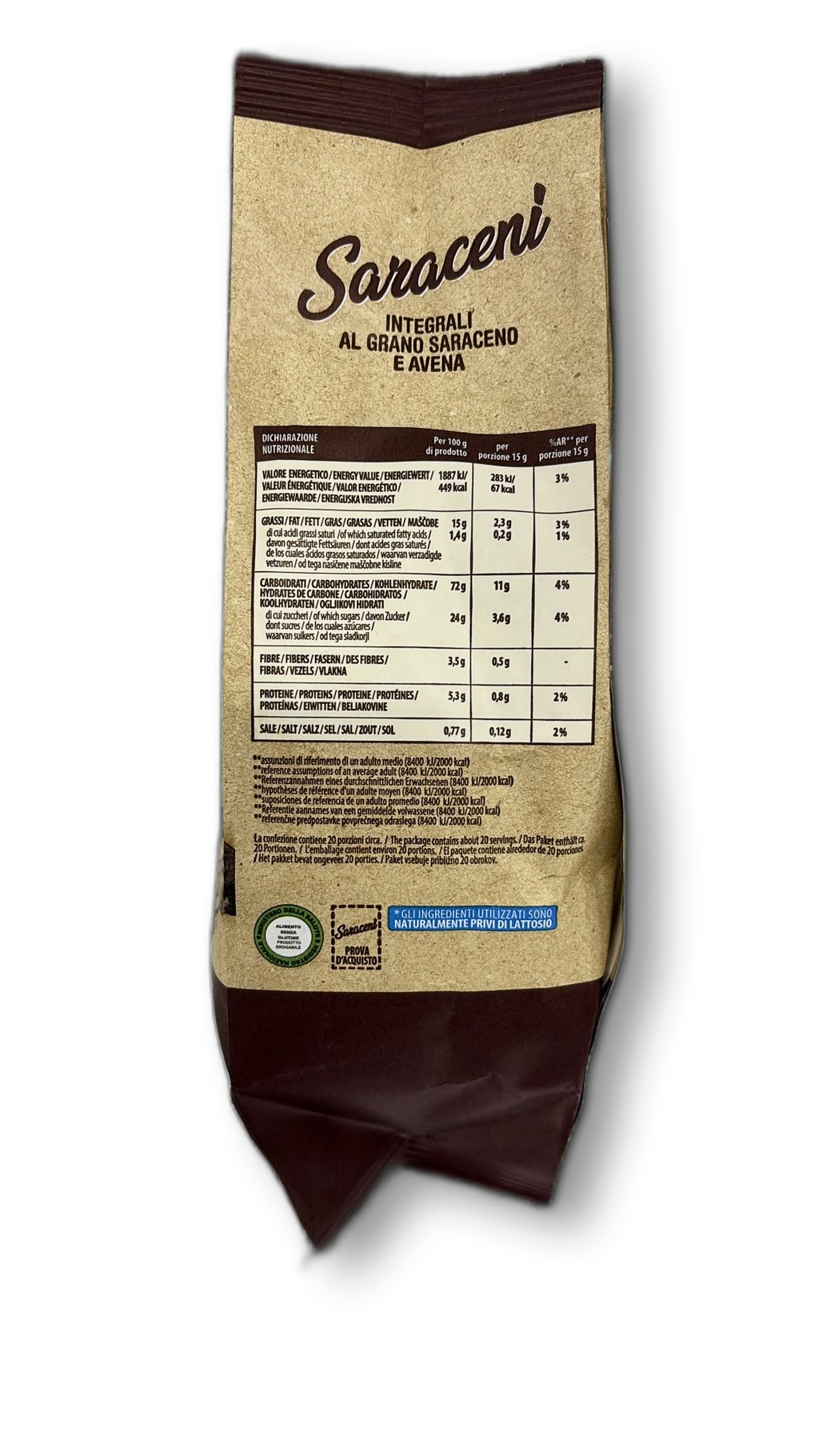 INGLESE BISCUITI SARACENI FARA GLUTEN 300G