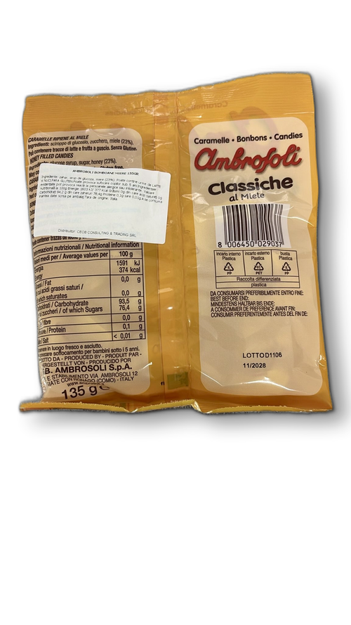 AMBROSOLI BOMBOANE MIERE 135GR