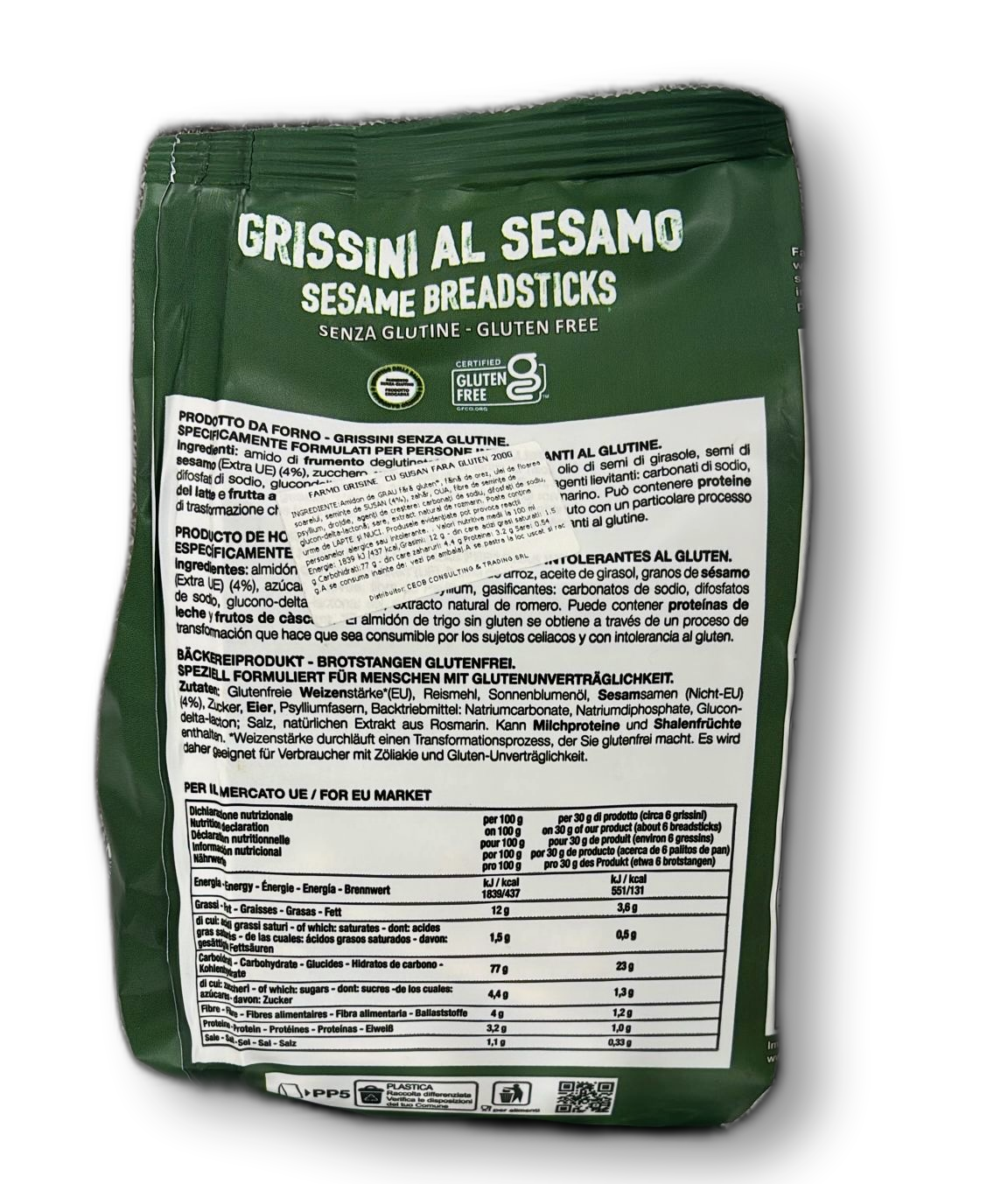 FARMO GRISINE  CU SUSAN FARA GLUTEN 200G