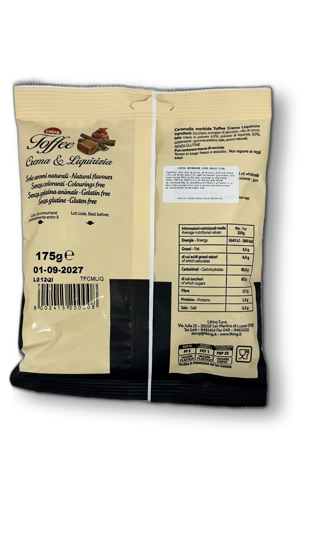 LIKING BOMBOANE LEMN DULCE 175G