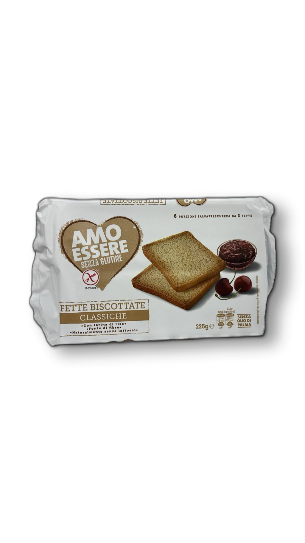 AMO ESSERE PAINE PRAJITA FARA GLUTEN 225 G