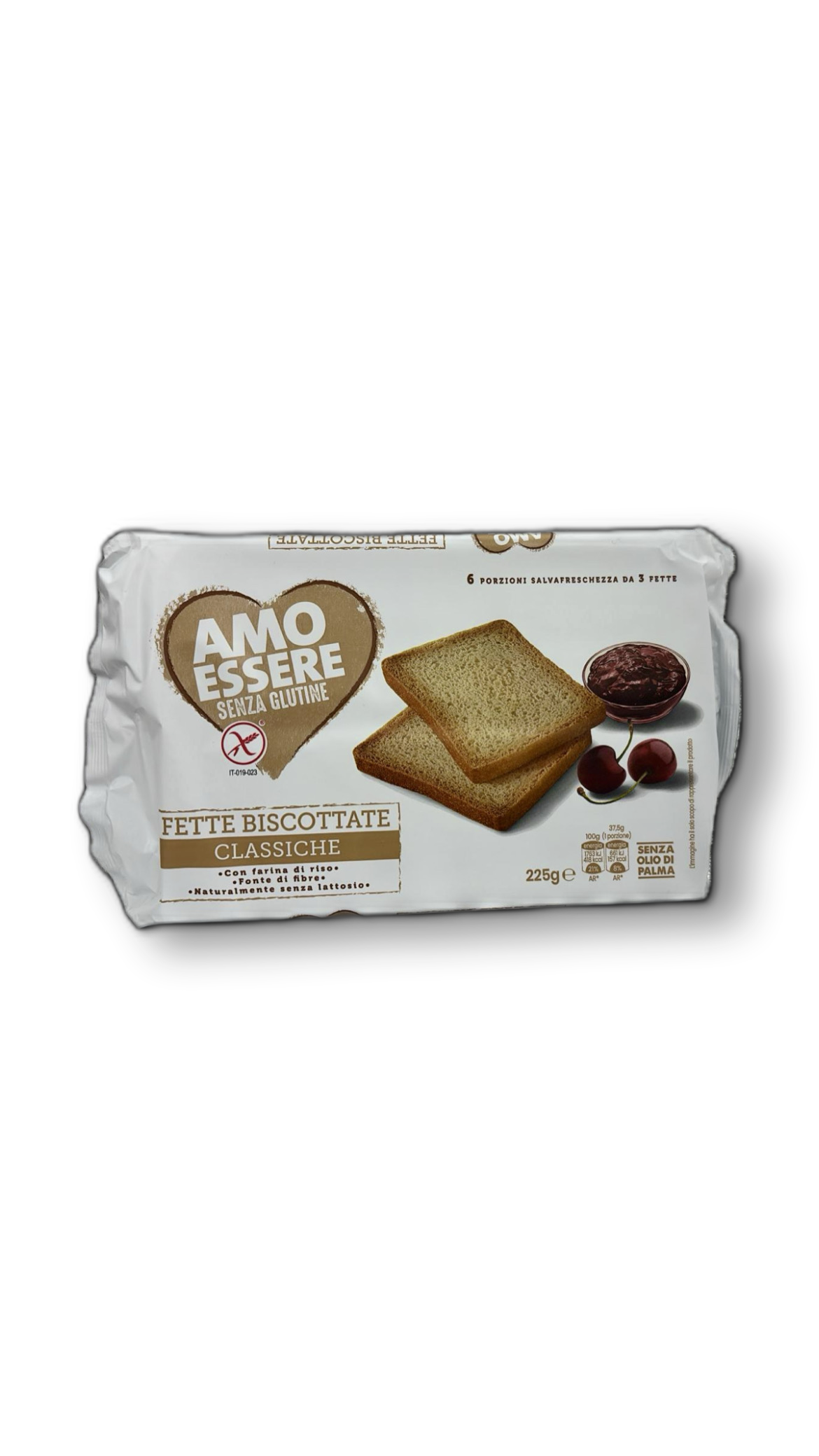 AMO ESSERE PAINE PRAJITA FARA GLUTEN 225 G