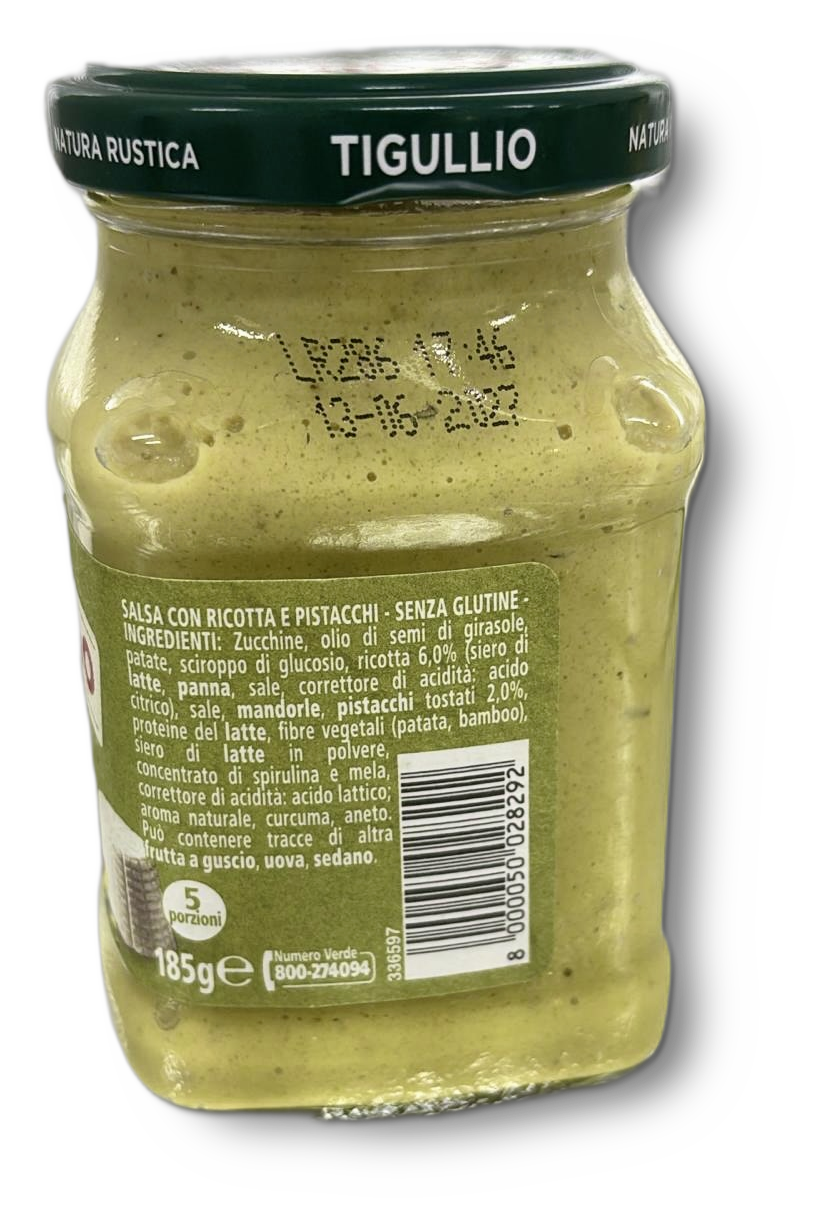 TIGULLIO SOS PASTE RICOTTA SI FISTIC 190G