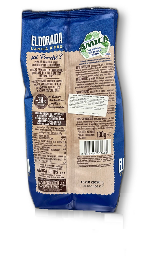 AMICA CHIPS ELDORADA NEW BARBEQUE 130GR