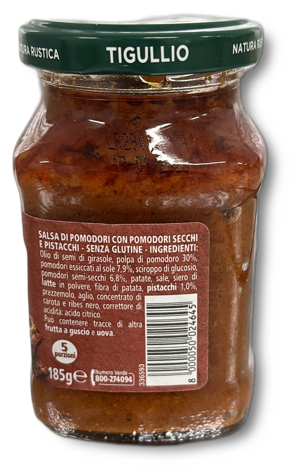 TIGULLIO SOS PESTO ROSII FISTIC 190G