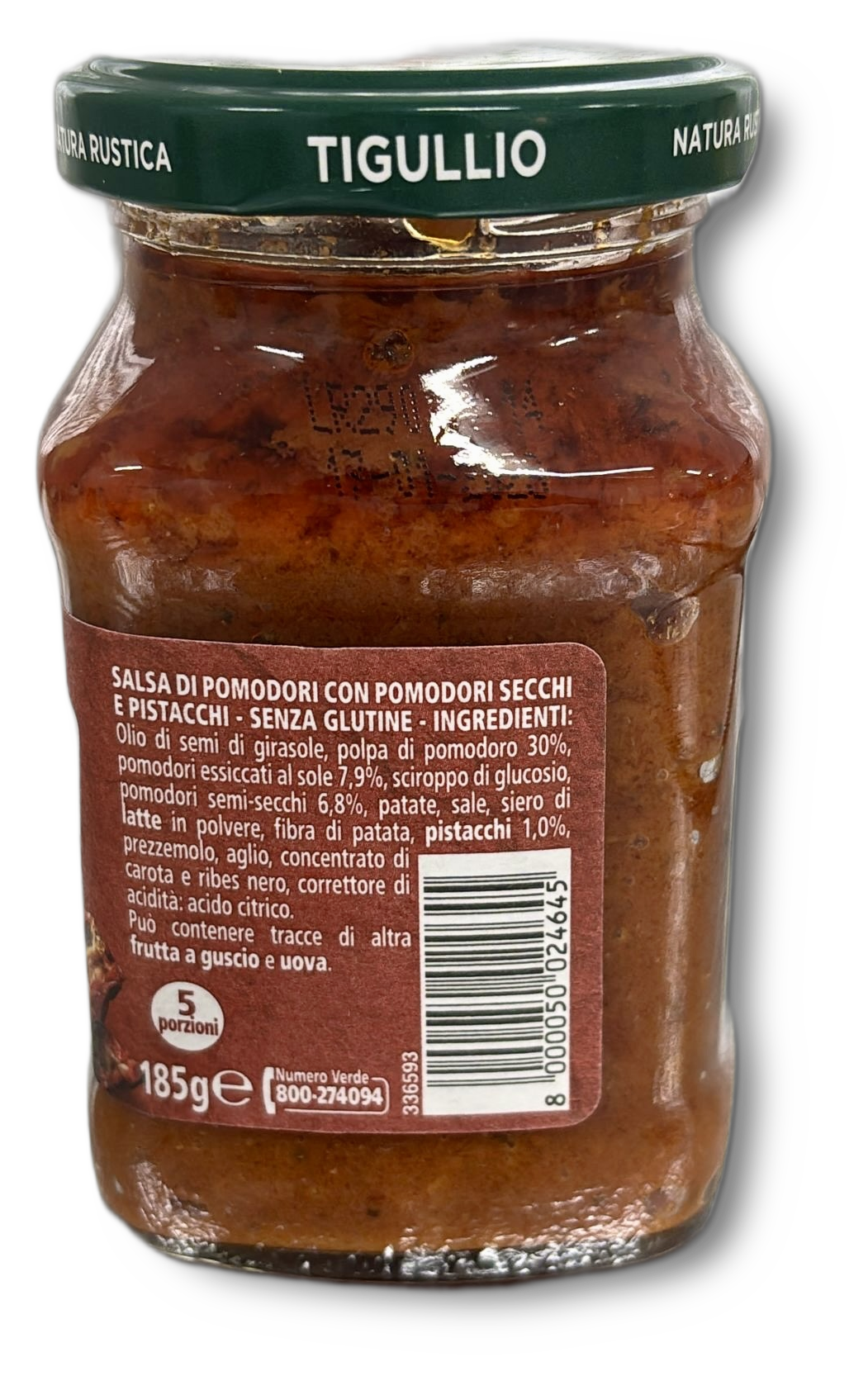 TIGULLIO SOS PESTO ROSII FISTIC 190G