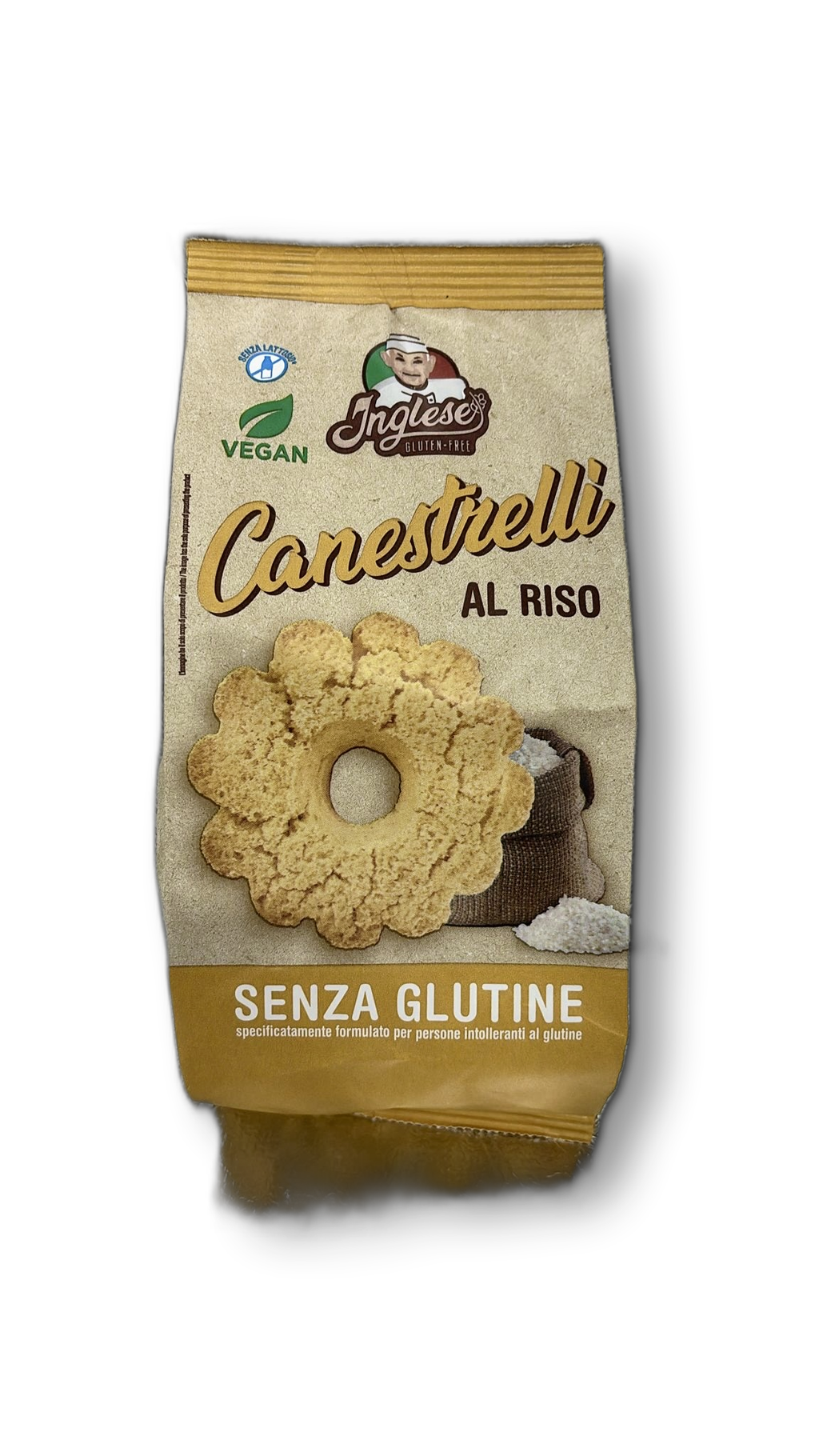 INGLESE CANESTRELLI CU OREZ FARA GLUTEN 300G