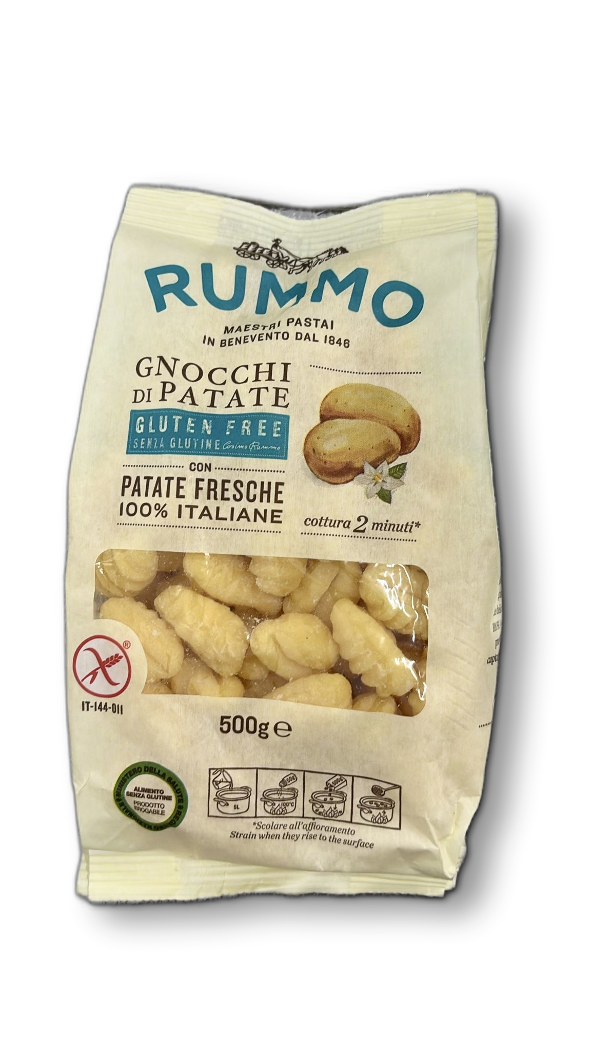 RUMMO GNOCCHI CARTOFI FARA GLUTEN 500GR