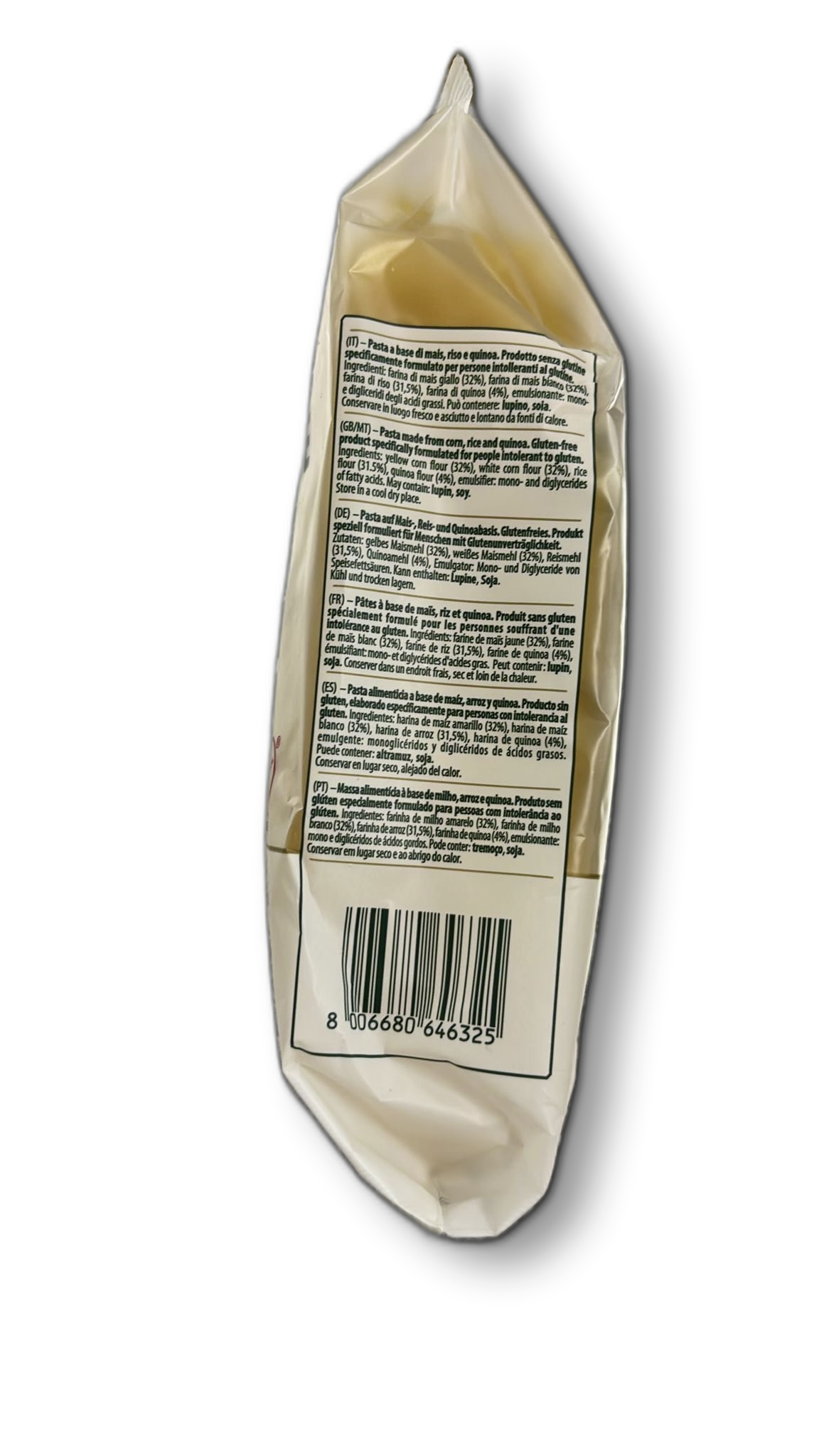 DELVERDE PASTE PENNE RIGATE FARA GLUTEN 400G