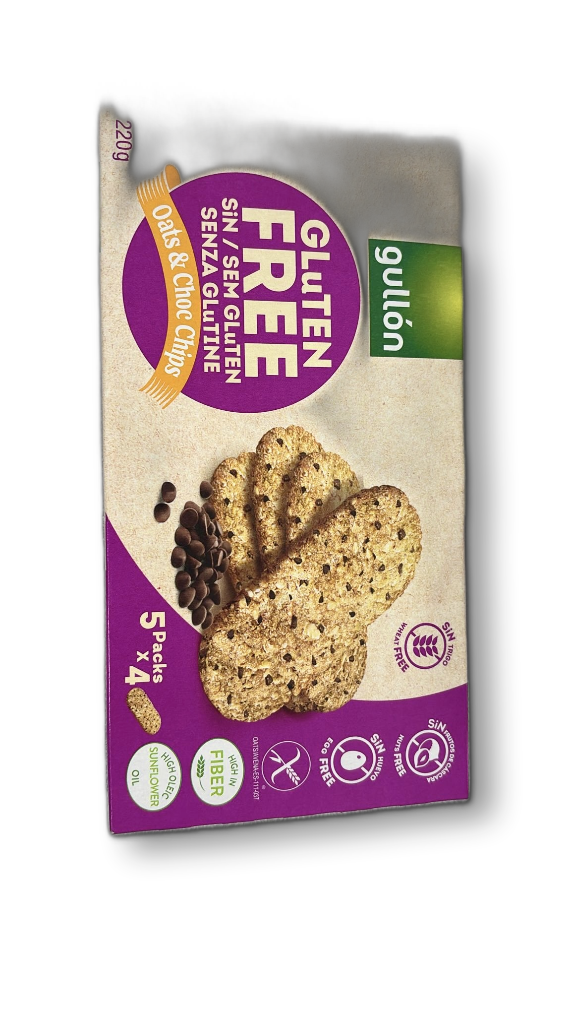 GULLON BISCUITI CU OVAZ SI CIOCOLATAA 220 GR