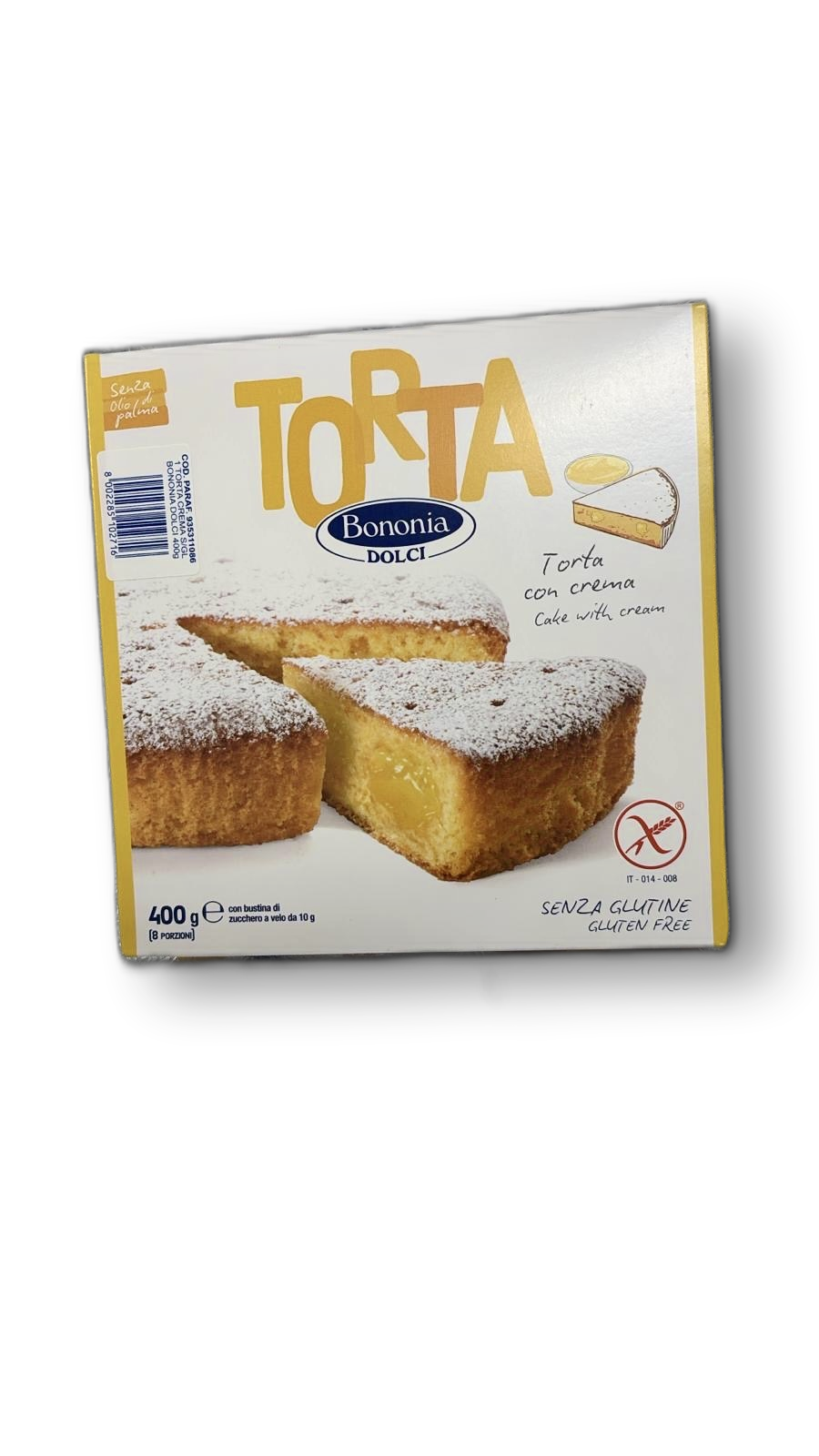 BONOMIA PRAJITURA CU CREMA FARA GLUTINE 400G